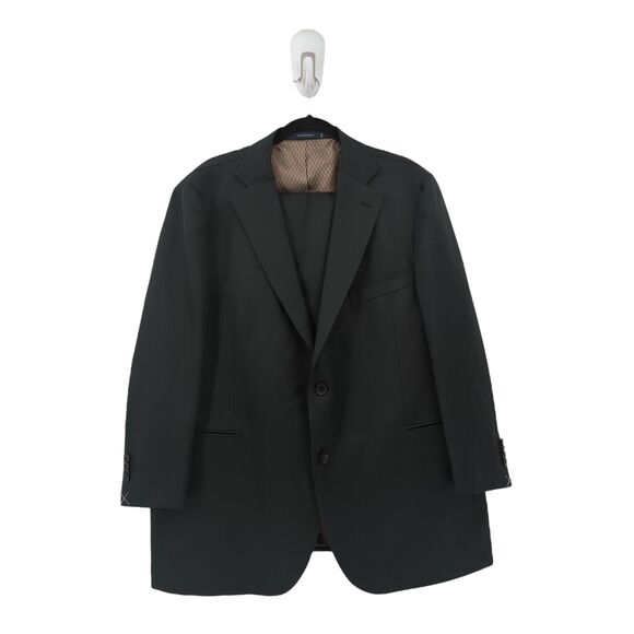 SUITSUPPLY Men 54S SHORT La Spalla Brescia Suit Green Blazer Pants Wool NEW FLAW - Picture 1 of 16